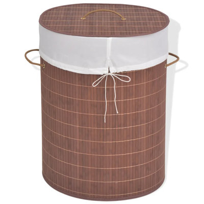 Bamboo Laundry Hamper with Handles