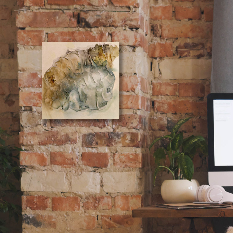  «Cast In Gold» par Scherrer Finch, art mural sur toile, 12 po x 12 po, H 12 po x l 12 po