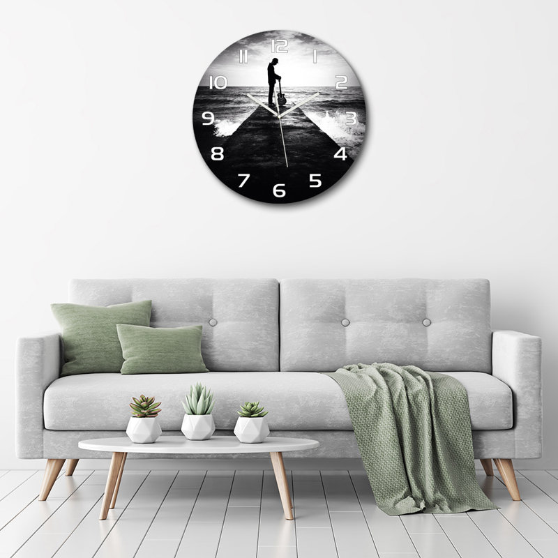 Judette Glass Wall Clock