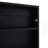 Juno 25.7" H X 15.7" W Narrow  Mirror Medicine Cabinet, One Door With Three Interior Shelves For Bathroom, Kitchen Black-1599997233