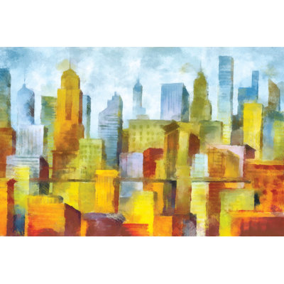 City - Wrapped Canvas Art Prints