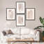 Beige, brun clair, formes abstraites, art moderne neutre, impressions encadrées, affiches, salle de bain, petit art mural-104785431-104785432