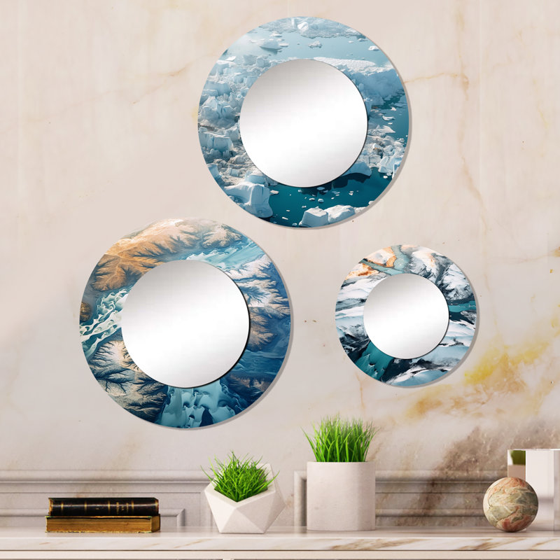 Miroir mural élisidé