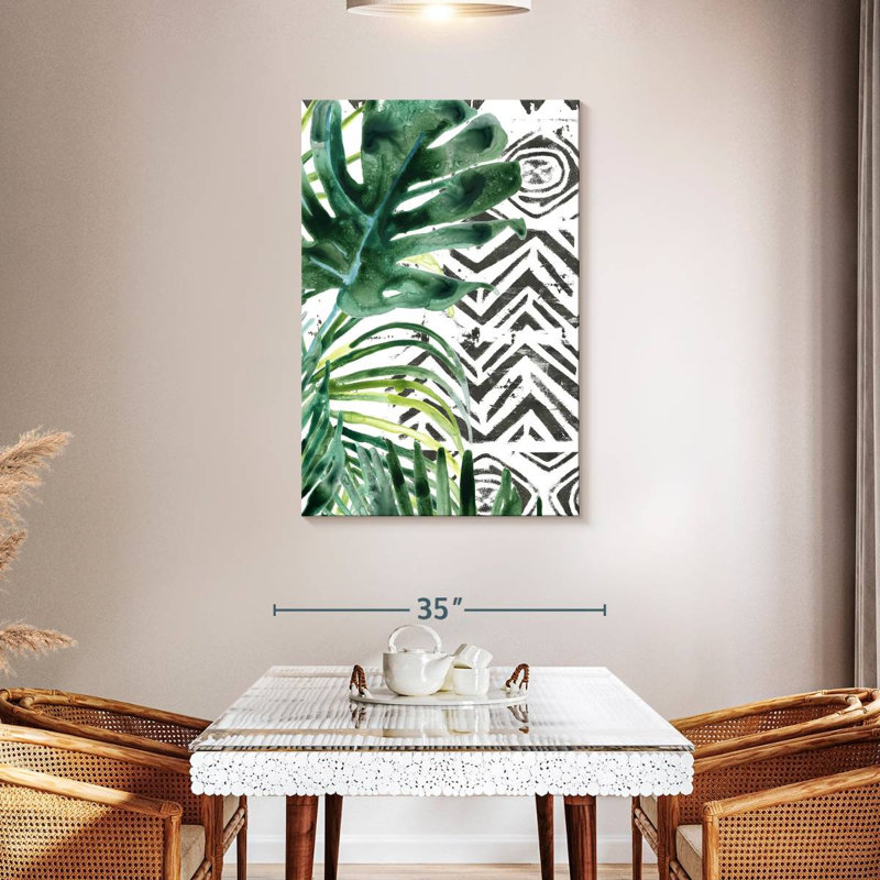 Harnek Palm Pattern II, 45" H x 30" W