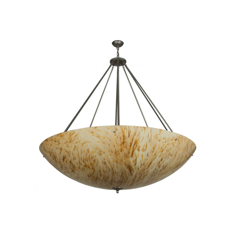 Madison 12 - Light Nickel Unique/Statement Pendant