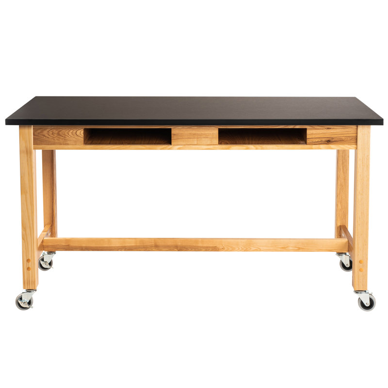 National Public Seating 42'' L x 60'' W Rectangle Science Table, 30" H x 48" L x 24" W, Chemical-Resistant Laminate