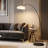 74'' Arc Floor Lamp, Creative Cloud Shaped Lampshade, Adjustable Height