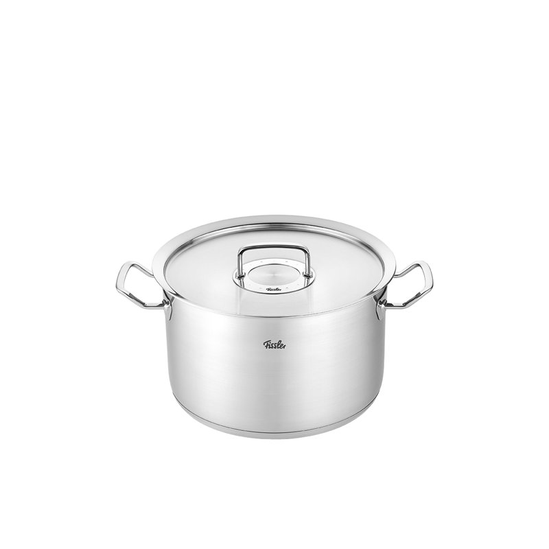 Fissler 10.6 Quart Stainless Steel Stock Pot with Lid