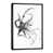 Black Floater Framed