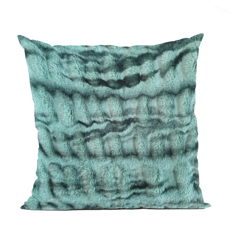 Coussin décoratif en polyester / mélange de polyester, 16 po x 16 po