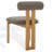 Dellar Boucle Upholstered Back Dining Chair-1200011531