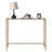 Keyiona 39.37'' Glass Top Console Table