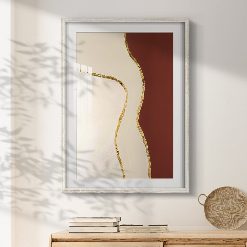 Allspice II - Impression encadrée, H 28,5 po x l 20,5 po, Blanc
