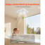 Ventilateur d'extraction pour salle de bain, débit de 50 à 110 pi³/min, interface de conduit standard de 4 pouces pour buanderie, silencieux, moteur haut de gamme, ventilateur de plafond, rangement, ventilation domestique, blanc