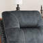 Ensemble de salon inclinable 2 pièces avec fauteuil inclinable électrique et causeuse manuelle-113430294