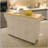 Kitchen Island & Kitchen Cart, Mobile Kitchen Island, Rubber Wood Top, Big & Adjustable Shelf Inside Cabinet For Different Utensils, Luxury Design Fits Party At Different Site.