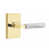 Unlacquered Brass/White Marble selected