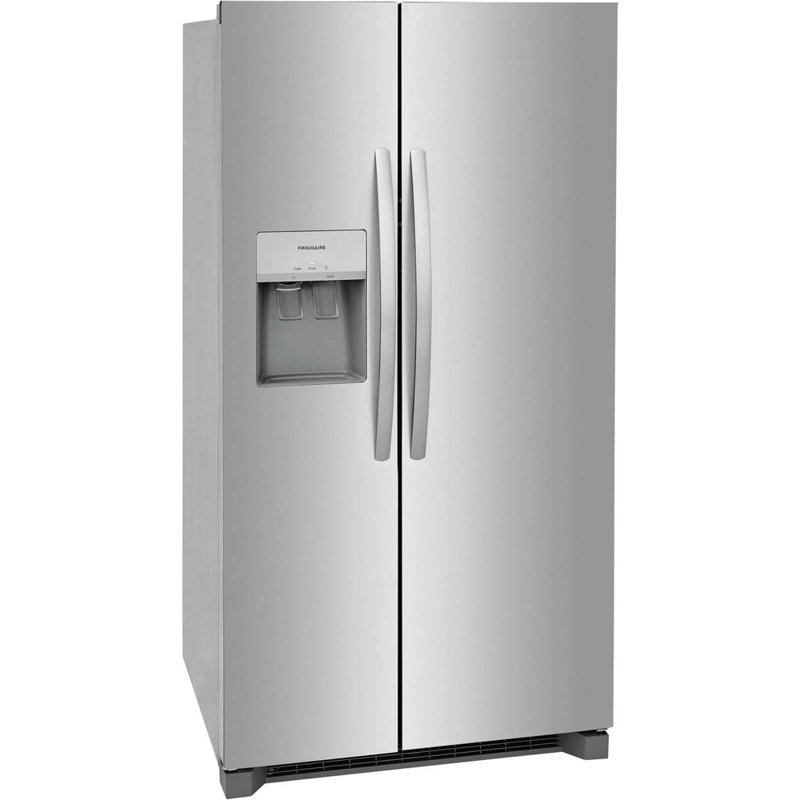 Frigidaire 36" Side by Side 25.6 Cu. Ft. Refrigerator, Stainless Steel