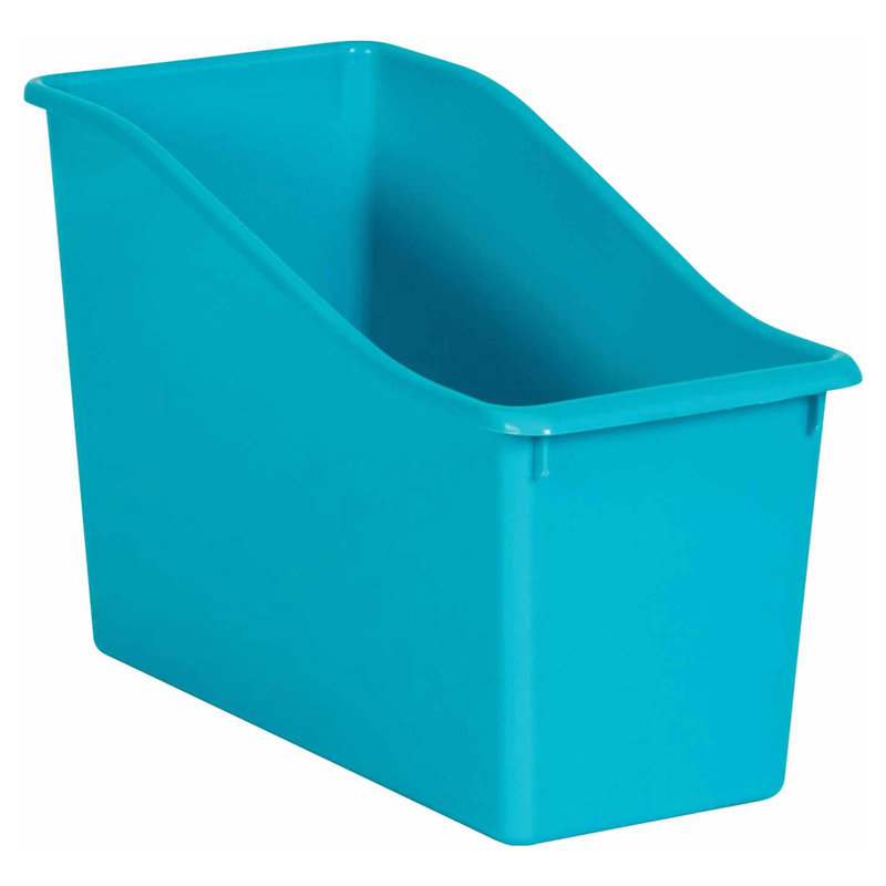 Teacher Created Resources Teal Plastic Book Bin, Pack Of 6