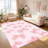 Cute Bow Print Area Rug, Coquette Aesthetic Pastel Indoor Rug, Durable Non-Shedding Carpet for Bedroom, Dorm, Entryway-275702343-276133598