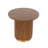 Handmade Wood Transitional Fluted Accent Side Table