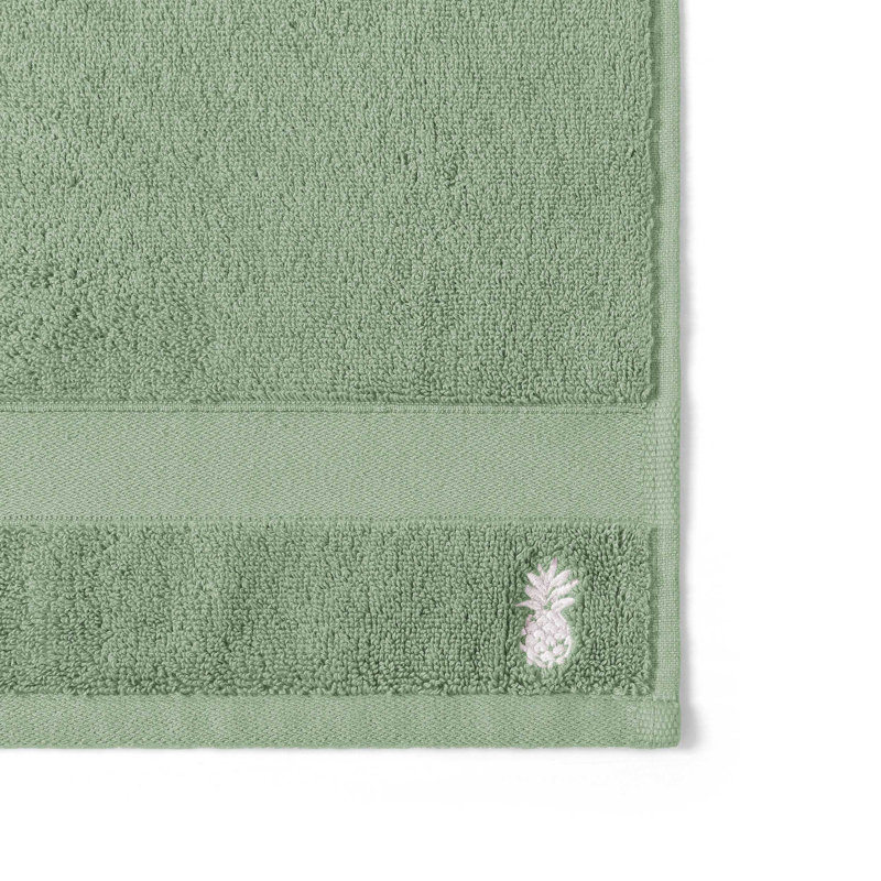 Tommy Bahama Pineapple Bay Cotton 6 Piece Towel Set, Green
