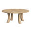 Cambria Outdoor Round Teak Coffee Table