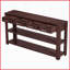 Table basse vintage en MDF + pin pour vestibule, 4 tiroirs, 2 tablettes, beaucoup de rangement et amp; Assemblage facile-825106424
