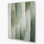 Abstract Color Field 15 Brown Metal Wall Art