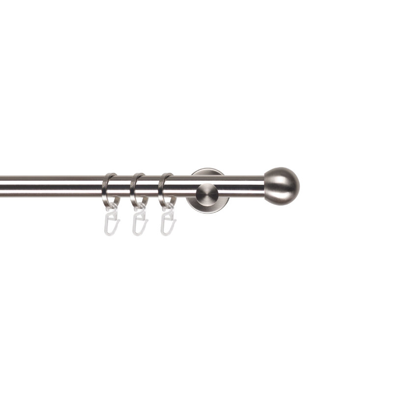 20cm Single Curtain Pole, 200cm