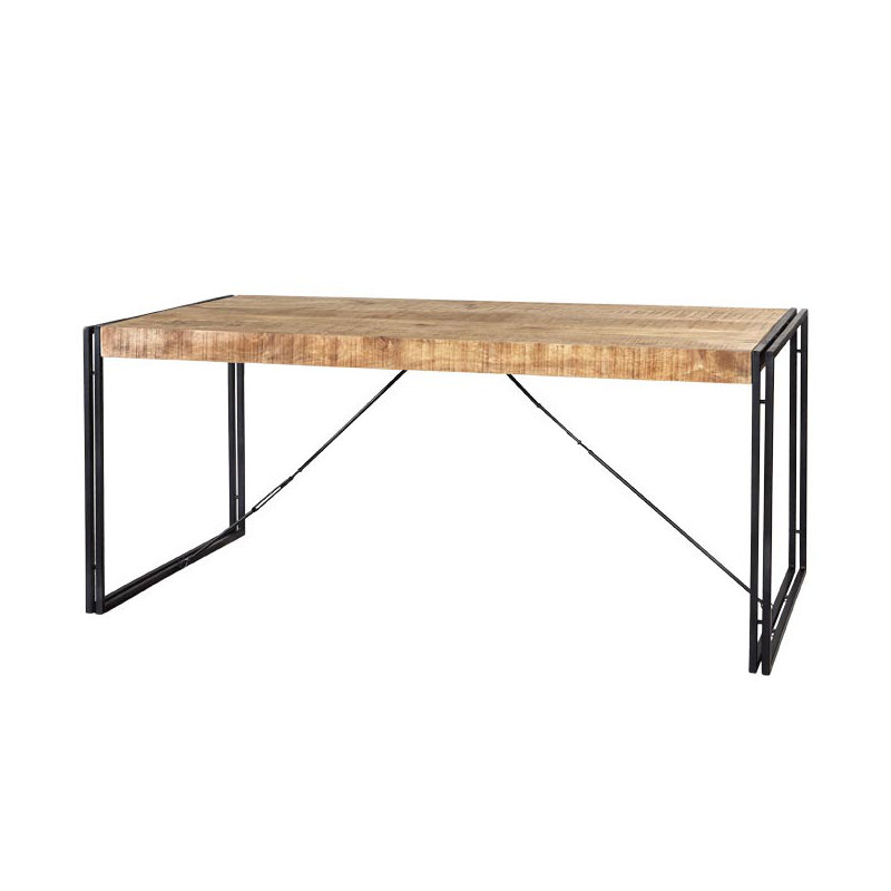 Paige Solid Wood Top Dining Table, H78 x L155 x W90cm