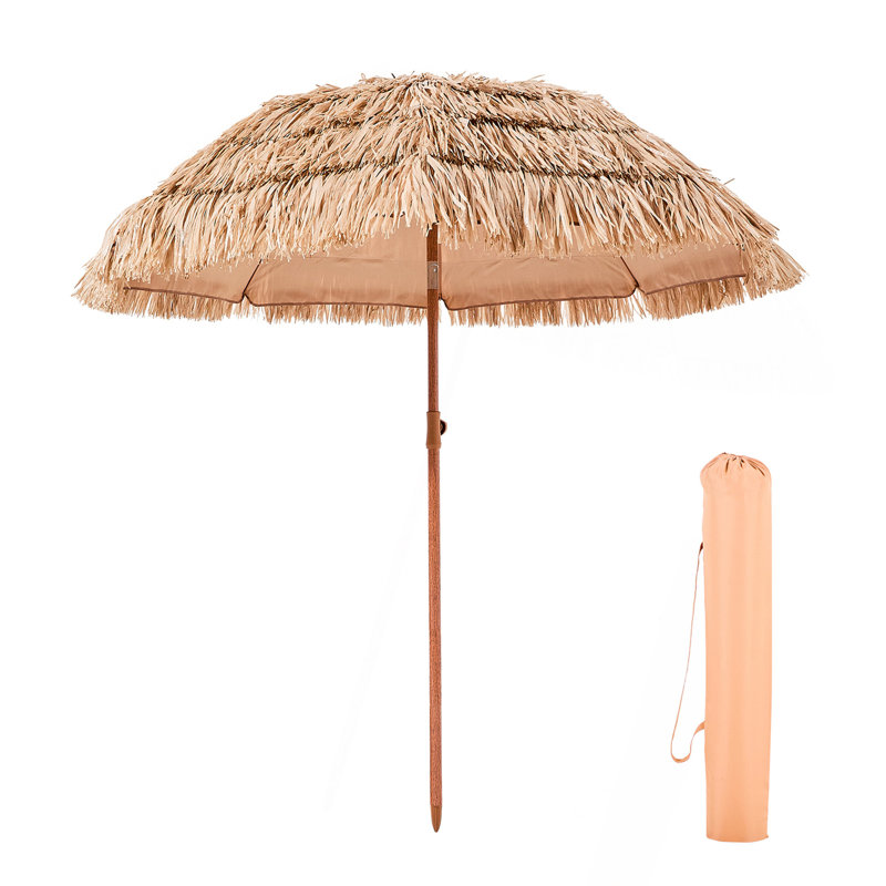 Parasol de patio en chaume 6 pi Tiki Umbrella