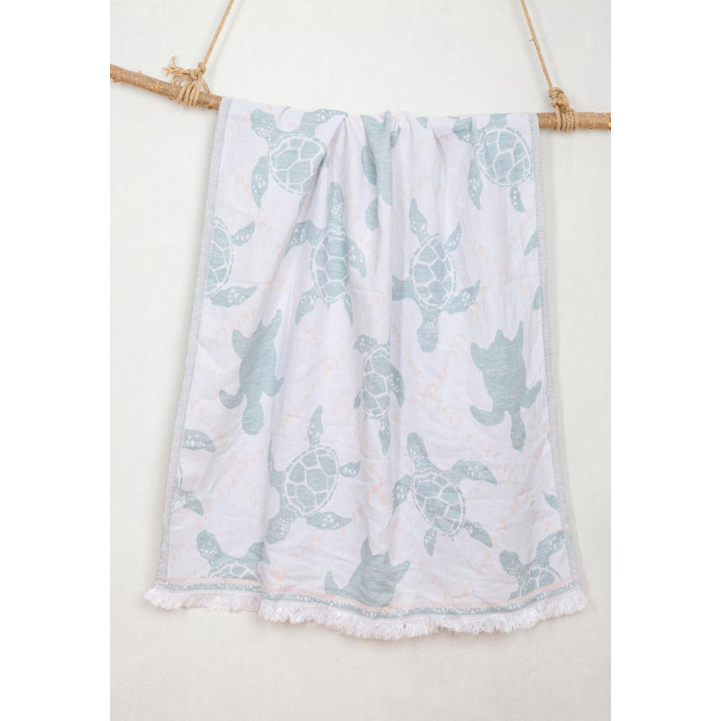 Serviette de plage 100% coton Scales