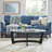 Elegant Oval Glass Coffee Table With Tempered Glass Top,-69950195-92181723