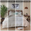 Ensemble d'édredon en coton avec bordure blanc cassé / gris très grand / très grand californien-117517435-117517444
