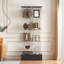 Vitrine 2 portes en verre avec tablettes en verre