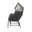Fauteuil oscillant d'extérieur en osier Palos-827180316-827180307