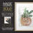 Boho Succulent Framed Print - Solid Wood-638787517-638787522