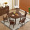 Classic solid wood table set
