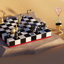 Haas Chess Set - Black + White