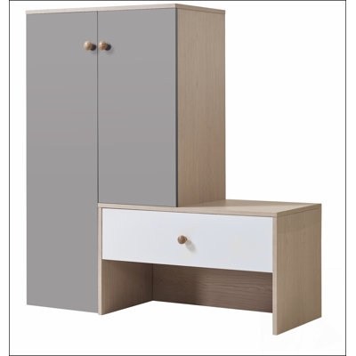 Multi-functional Shoe Storage Bench & Shoe Cabinets,  Shoe Rack with Bench, Adjustable Shelves for Hallway, Entryway, White &