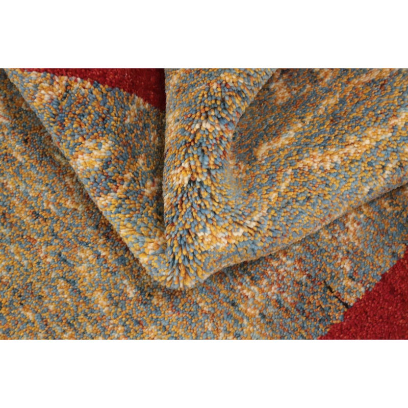 Handmade Wool Gabbeh Style Oriental Rug 2x4