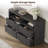  56.5"W Modern Fluted 4-Drawer Dresser With 2 Large Open Storage-917786000