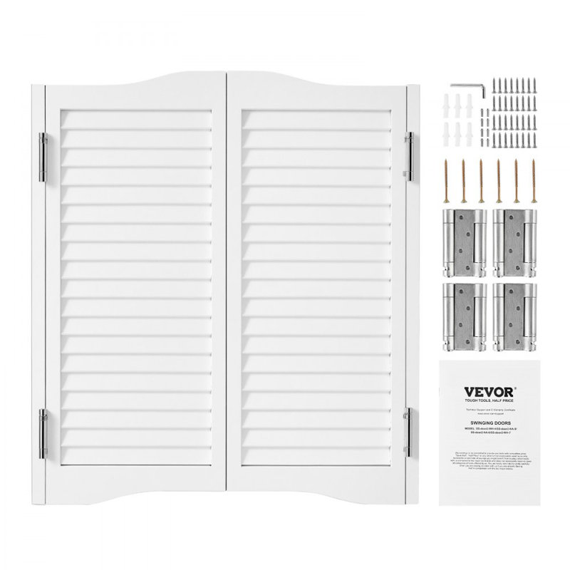 Bois de pin avec portes battantes Saloon, 31,70 po x 41,70 po