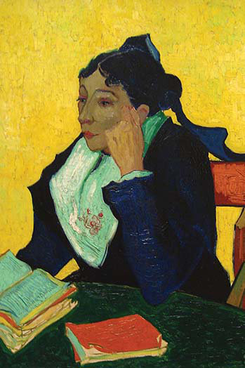 Impression « l’arlésienne madame joseph-michel ginoux » par vincent van gogh, H 42 po x l 28 po x P 1,5 po