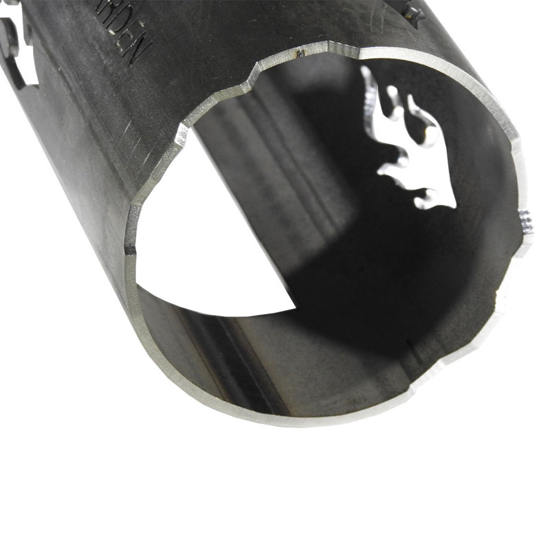 12.78 lb. Silver 15 " Cylinder Steel Fire Pit Accessory