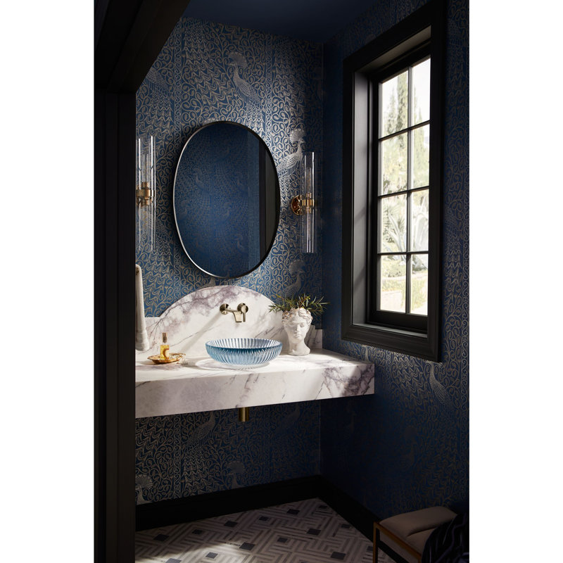 Salute Vessel Bathroom Sink, Translucent Dew