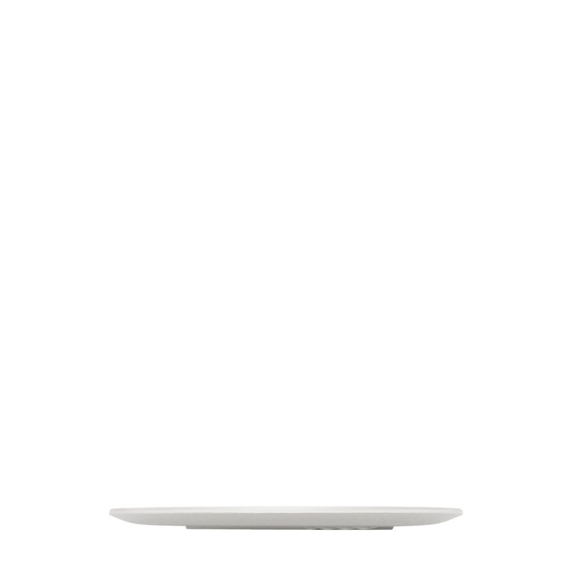Trama Melamine Dinner Plate, Light Gray