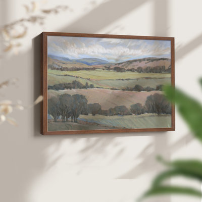 Hilly Countryside I - Impression encadrée - Restickable