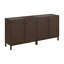 Armoire de rangement basse 2 portes Almodovar - ensemble de 2, meubles de rangement-125516540